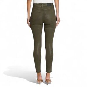NWT Pistola Coated Aline High Waist Skinny Jeans - Juniper Green * 30